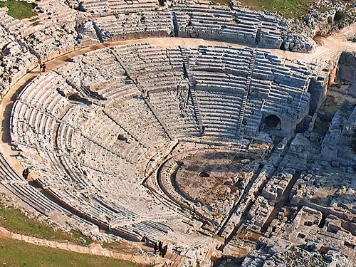 teatro greco siracusa foto